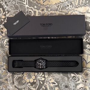 Tom Ford Black Ocean Plastic Timepiece